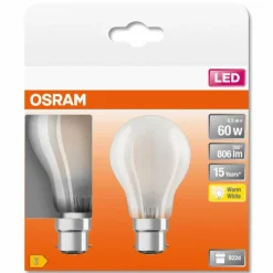 Luminaires Osram OSRAM LED Retrofit Lot de 2 E27 4 watt 2700 Kelvin 420 lumen