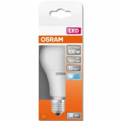 Luminaires Osram OSRAM LED STAR E27 13 Watt 4000 Kelvin 1521 lumen