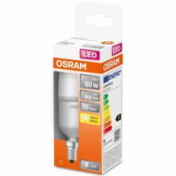 Luminaires Osram OSRAM LED STAR E14 8 Watt 2700 Kelvin 806 Lumen