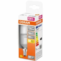 Luminaires Osram OSRAM LED STAR E14 9 Watt 2700 Kelvin 1050 lumen