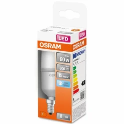 Luminaires Osram OSRAM LED STAR E14 8 Watt 4000 Kelvin 806 Lumen