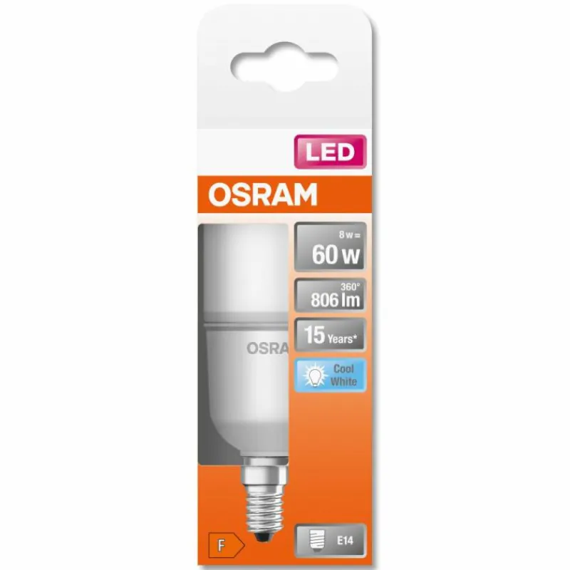 Luminaires Osram OSRAM LED STAR E14 8 Watt 4000 Kelvin 806 Lumen