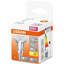 Luminaires Osram OSRAM LED STAR E14 1,5 Watt 2700 Kelvin 110 lumen