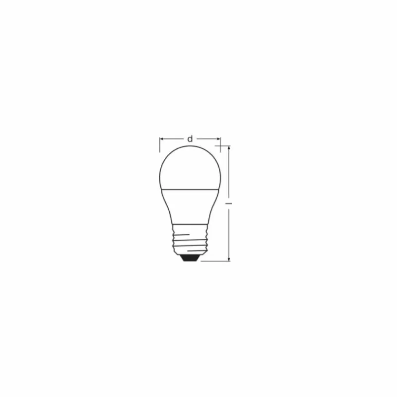 Luminaires Osram OSRAM LED Star E27 7,5 Watt 2700 Kelvin 806 Lumen