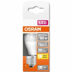 Luminaires Osram OSRAM LED Star E27 7,5 Watt 2700 Kelvin 806 Lumen