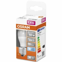 Luminaires Osram OSRAM LED Star E27 7,5 Watt 4000 Kelvin 806 Lumen