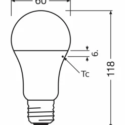 Luminaires Osram OSRAM LED Star E27 10 Watt 6500 Kelvin 1055 Lumen