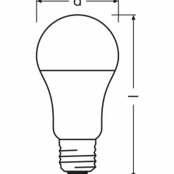Luminaires Osram OSRAM LED Star E27 10 Watt 6500 Kelvin 1055 Lumen