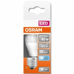 Luminaires Osram OSRAM LED Star E27 4,9 Watt 4000 Kelvin 470 Lumen