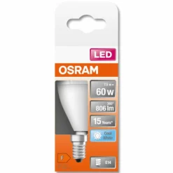 Luminaires Osram OSRAM LED Star E14 7,5 Watt 4000 Kelvin 806 Lumen