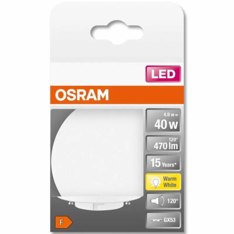 Luminaires Osram OSRAM LED STAR GX53 4,9 watt 2700 kelvin 470 lumen
