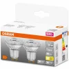 Luminaires Osram OSRAM LED STAR Lot de 2 GU10 2,6 watt 2700 kelvin 230 lumen