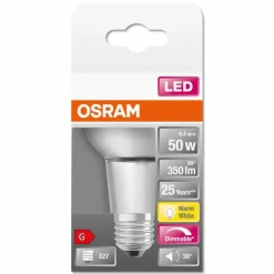 Luminaires Osram OSRAM LED SUPERSTAR E27 6,4 Watt 2700 Kelvin 350 lumen