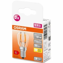 Luminaires Osram OSRAM Lot de 2 LED Special E14 1,3 Watt 2700 Kelvin 110 Lumen