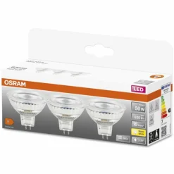 Luminaires Osram OSRAM Lot de 3 LED Star GU5.3 6,5 Watt 2700 kelvin 630 Lumen