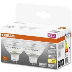 Luminaires Osram OSRAM Lot de 2LED Star GU5.3 6,5 Watt 2700 Kelvin 630 Lumen