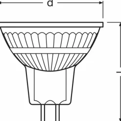 Luminaires Osram OSRAM Lot de 2LED Superstar GU5.3 5 Watt 2700 Kelvin 345 Lumen