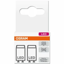 Luminaires Osram OSRAM SUBSTITUBE LED T8 STARTER set de 2 pièces