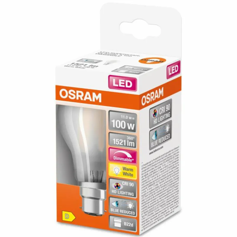 Luminaires Osram OSRAM SUPERSTAR LED B22d 11 Watt 2700 Kelvin 1521 Lumen
