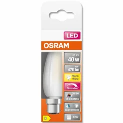 Luminaires Osram OSRAM SUPERSTAR LED B22d 3,4 watt 2700 kelvin 470 lumen