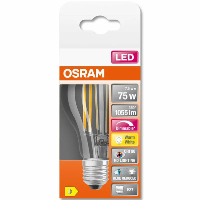Luminaires Osram OSRAM SUPERSTAR LED E27 7,5 watt 2700 kelvin 1055 lumen
