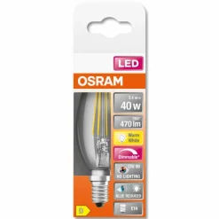Luminaires Osram OSRAM SUPERSTAR LED E14 3,4 watt 2700 kelvin 470 lumen