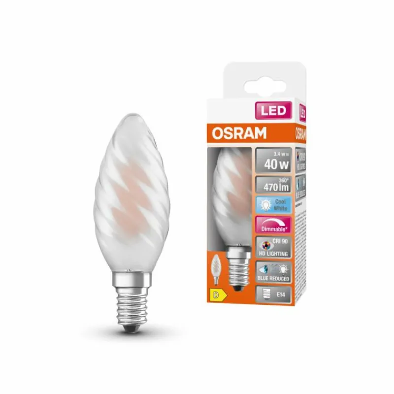 Luminaires Osram OSRAM SUPERSTAR LED E14 3,4 watt 4000 kelvin 470 lumen