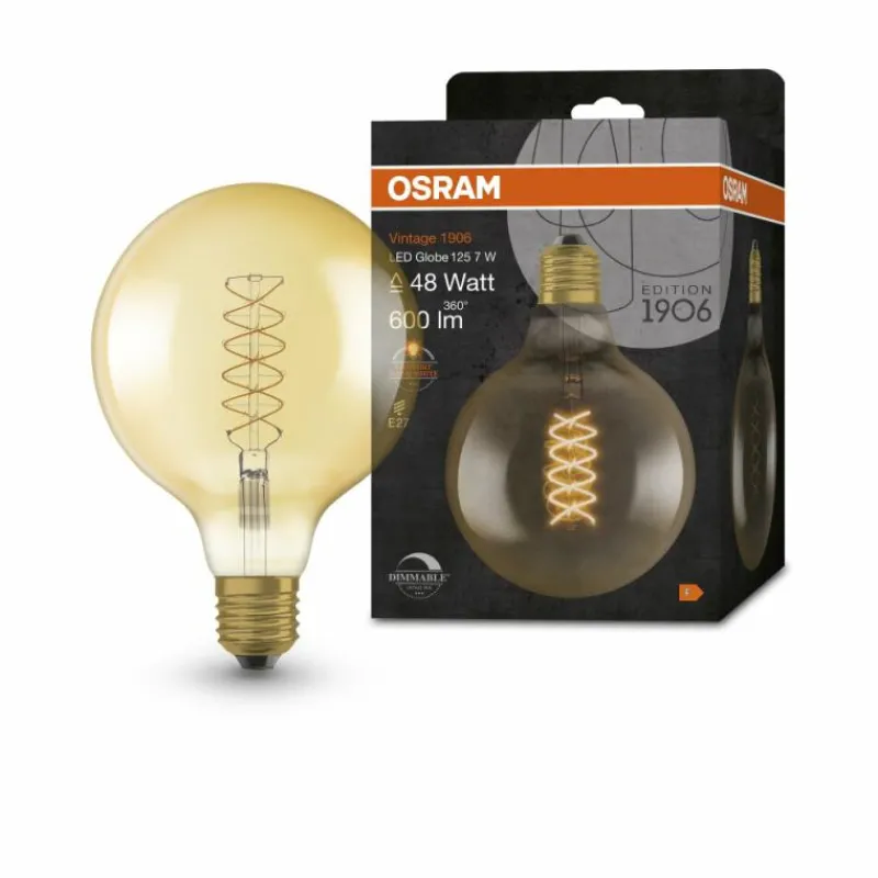 Luminaires Osram OSRAM Vintage 1906® LED E27 7 Watt 2200 Kelvin 600 Lumen