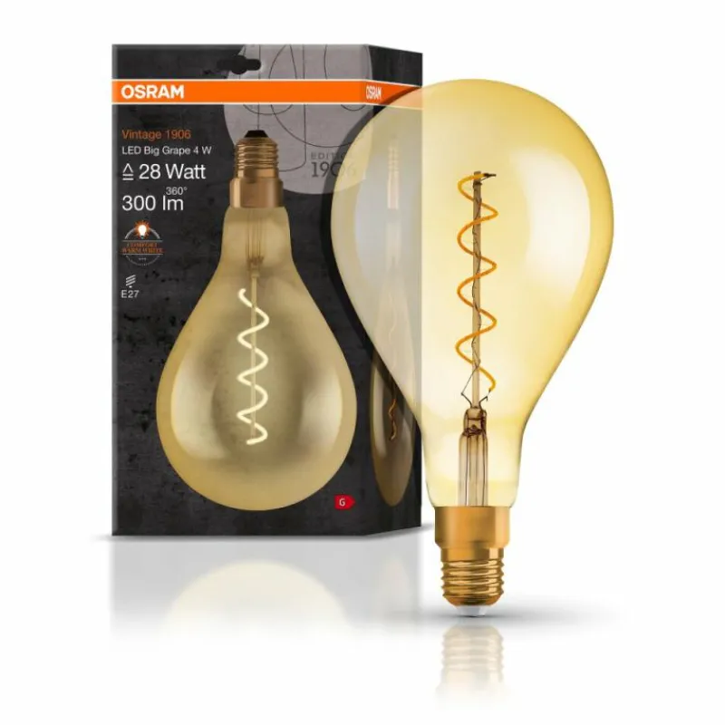 Luminaires Osram OSRAM Vintage 1906® LED E27 4 Watt 2000 Kelvin 300 Lumen