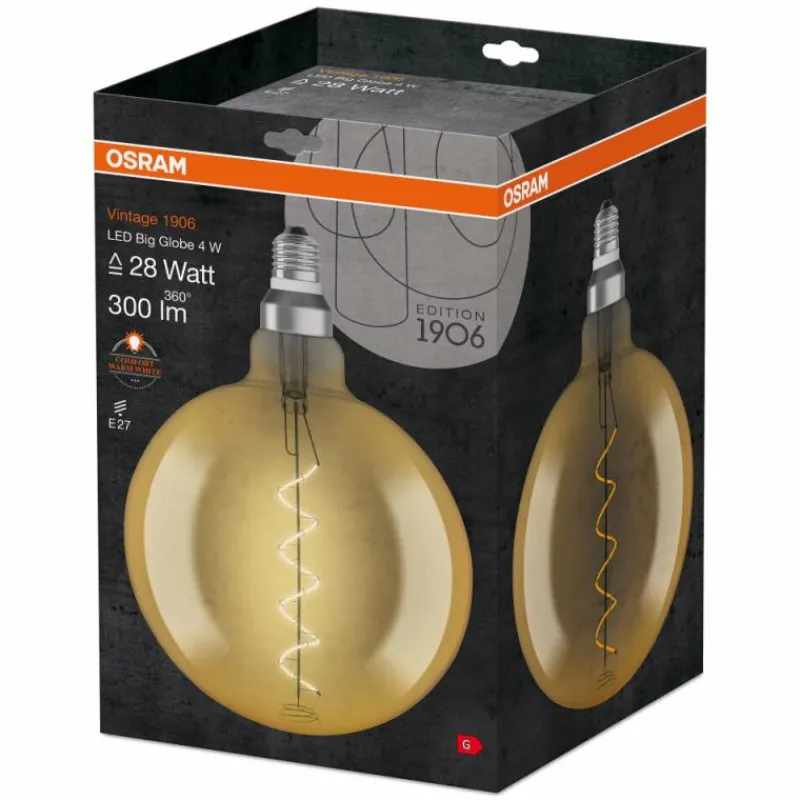 Luminaires Osram OSRAM Vintage 1906® LED E27 4 Watt 2000 Kelvin 300 Lumen