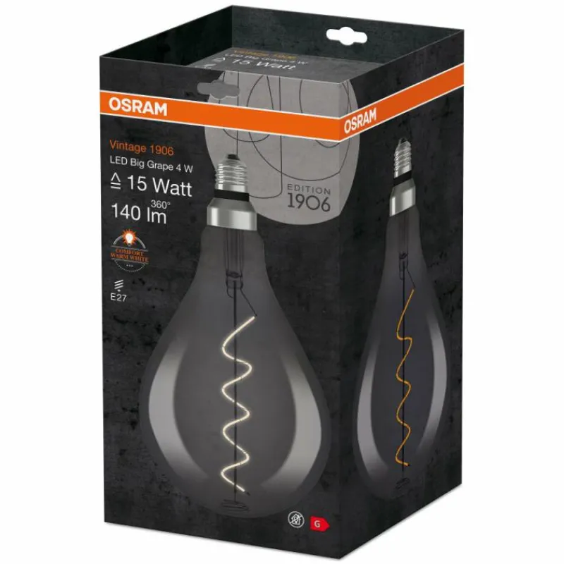 Luminaires Osram OSRAM Vintage 1906® LED E27 4 Watt 1800 Kelvin 140 Lumen