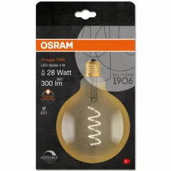 Luminaires Osram OSRAM Vintage 1906® LED E27 4 Watt 2000 Kelvin 300 Lumen