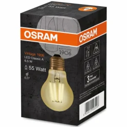 Luminaires Osram OSRAM Vintage 1906® LED E27 6,5 Watt 2400 Kelvin 650 lumen