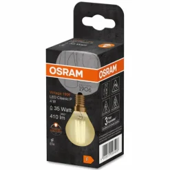 Luminaires Osram OSRAM Vintage 1906® LED E14 4 watt 2400 kelvin 410 lumen