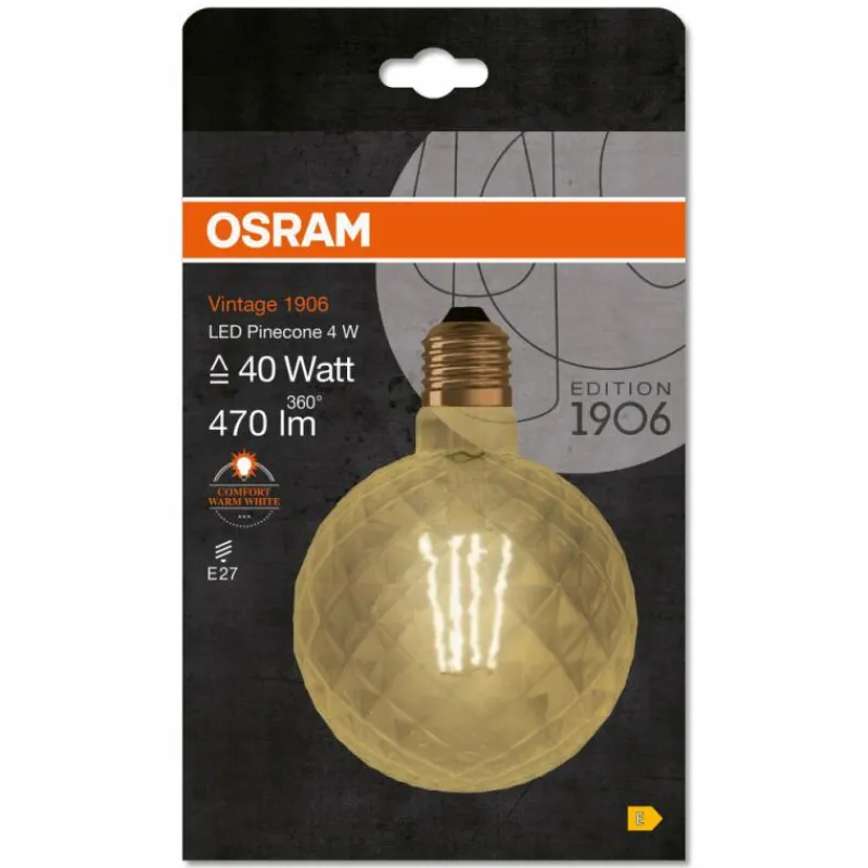 Luminaires Osram OSRAM Vintage 1906® LED E27 4 Watt 2400 Kelvin 470 Lumen