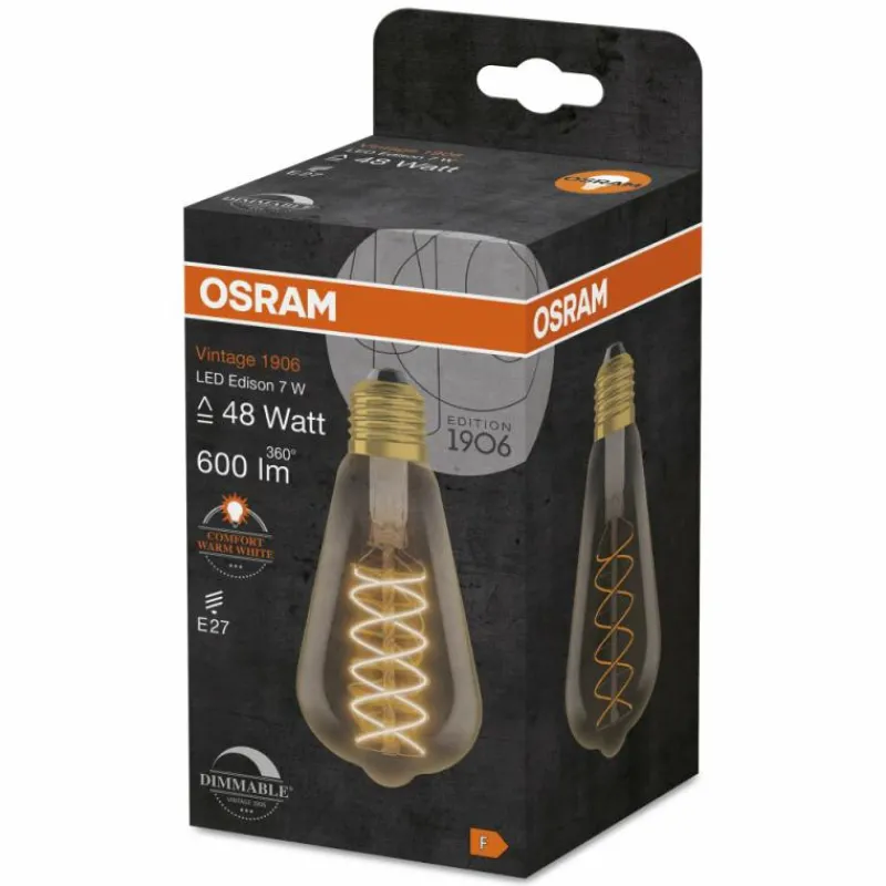 Luminaires Osram OSRAM Vintage 1906® LED E27 7 Watt 2200 Kelvin 600 Lumen