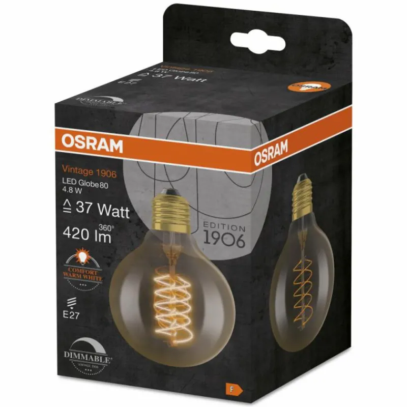 Luminaires Osram OSRAM Vintage 1906® LED E27 4,8 Watt 2200 Kelvin 420 lumen