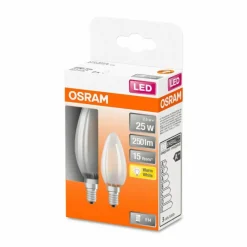 Luminaires Ledvance Osram 2x LED E14 2,5 Watt 250 Lumen 2700 Kelvin