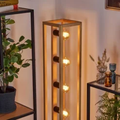 Luminaires Scandinaves-hofstein Ottersta Lampadaire Écru, Noir, 5 lumières