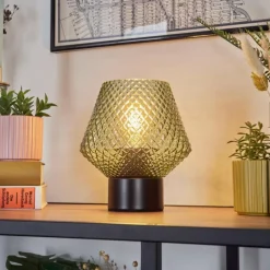 hofstein Paderne Lampe à poser Noir, 1 lumière