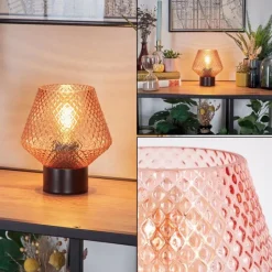 hofstein Paderne Lampe à poser Noir, 1 lumière