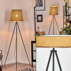 Luminaires Scandinaves-hofstein Palmeiros Lampadaire, Liseuse Noir, 1 lumière