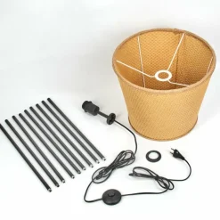 Luminaires Scandinaves-hofstein Palmeiros Lampadaire, Liseuse Noir, 1 lumière