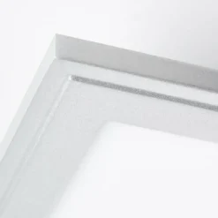 Luminaires Brilliant Panneau Brilliant Alissa LED Argenté, 1 lumière, Télécommandes, Changeur de couleurs* Éclairage Led