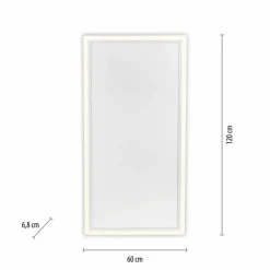 Luminaires Leuchten Direkt Panneau de plafond avec chauffage IR LeuchtenDirekt BEROA LED Blanc, 1 lumière, Télécommandes* Éclairage Led