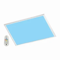 Luminaires Eglo Panneau Eglo SALOBRENA-C LED Blanc, 1 lumière, Télécommandes, Changeur de couleurs