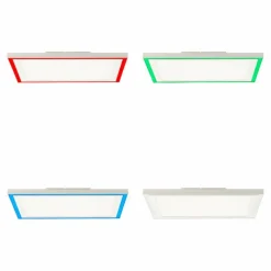 Luminaires Brilliant Panneau encastrable Brilliant Lanette LED Blanc, 1 lumière, Télécommandes, Changeur de couleurs* Éclairage Led