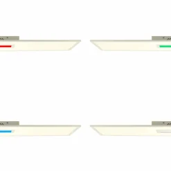 Luminaires Brilliant Panneau encastrable Brilliant Odella LED Blanc, 1 lumière, Télécommandes, Changeur de couleurs* Éclairage Led