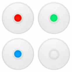 Luminaires Brilliant Panneau encastrable Brilliant Odella LED Blanc, 1 lumière, Télécommandes, Changeur de couleurs* Éclairage Led