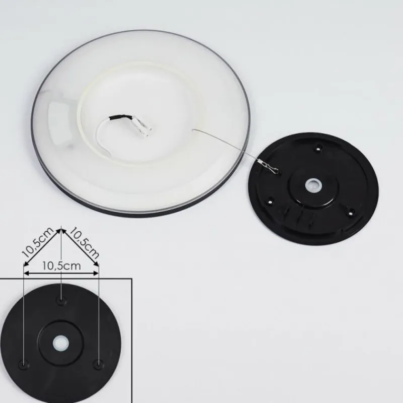 hofstein Panneau LED Boyero Noir, 1 lumière* Éclairage Led